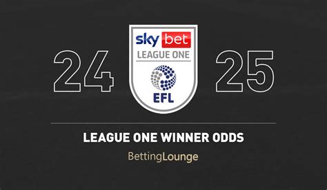 scottish league 1 winner odds|League One Betting Odds .